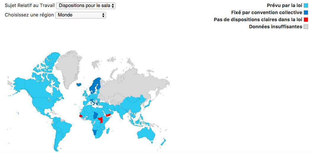 Salaire Minimum dans le Monde